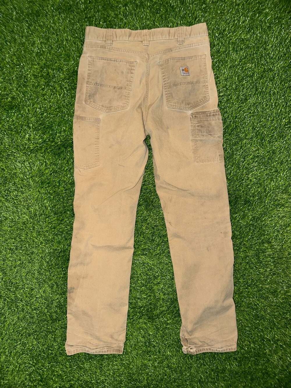Carhartt Relaxed Fit FR Work Pants Size 32x34 Tan Flame Resistant